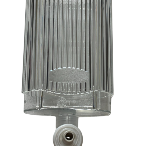 Signature shower dispenser replacement ribbed container