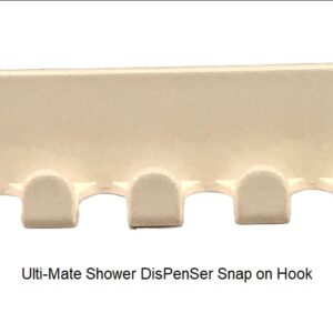 Ultimate Shower Organizer 73350 Replacement snap on hook. White
