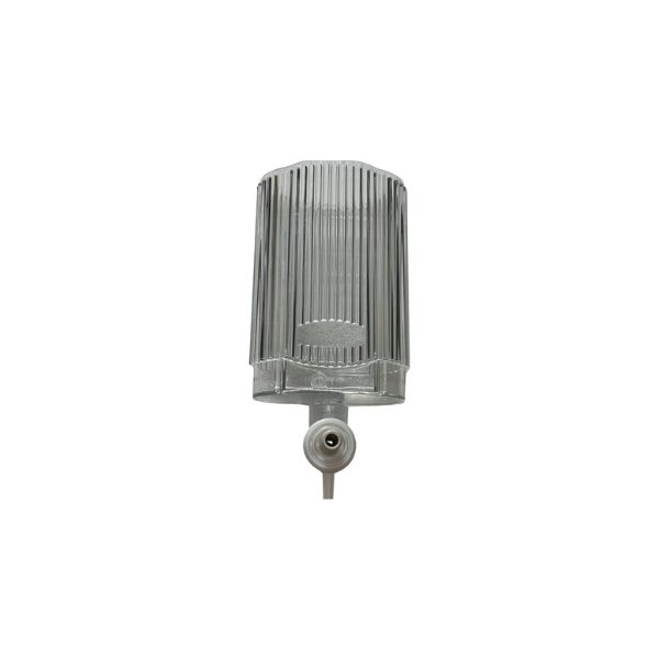 Signature Dispenser Replacement Clear Plastics Ribbed Liquid Container