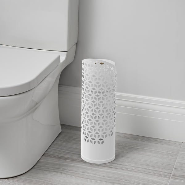 ROLLO Toilet Tissue Reserve Hexacube (White)2